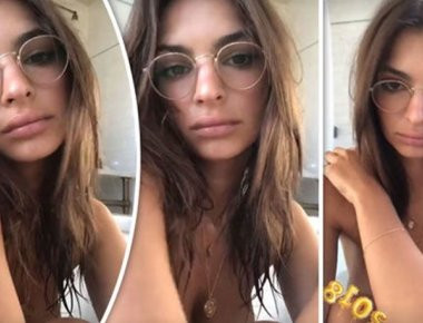 Emily Ratajkowski: Ποζάρει γυμνή στο μπάνιο! (βίντεο)
